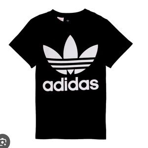 Adidas T-shirt Trefoil-black and white